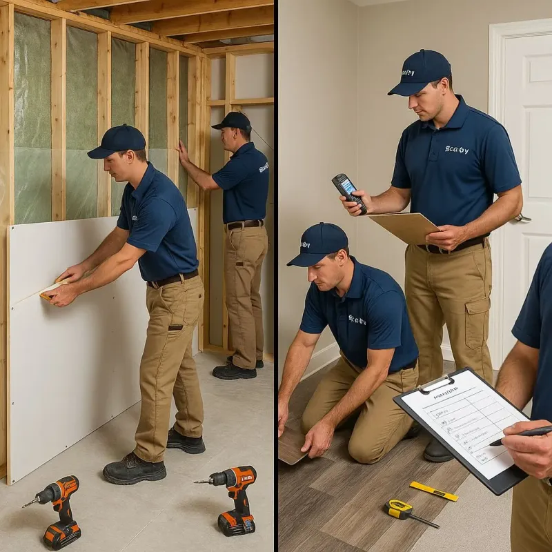 Repairs and Reconstruction process in Milford, MA